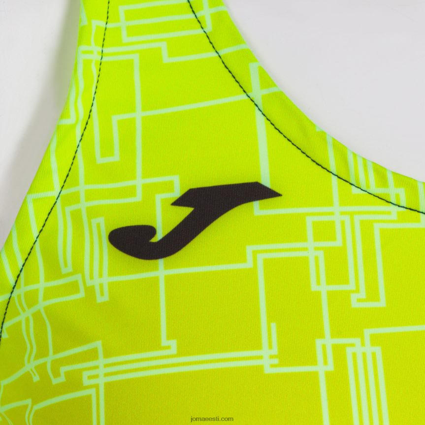 naised tanki tipp eliit viii DJNBH2657 fluorestseeruv kollane meresinine Joma