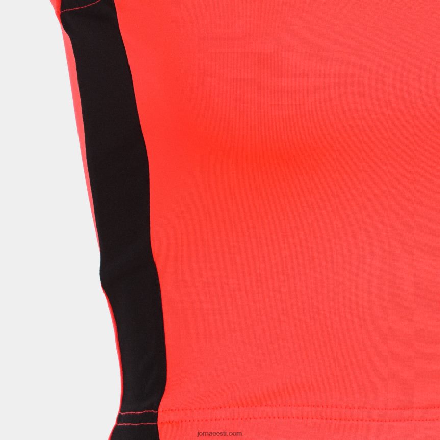 naised tanki tipprekord ii DJNBH2366 fluorestseeruv korallimust Joma