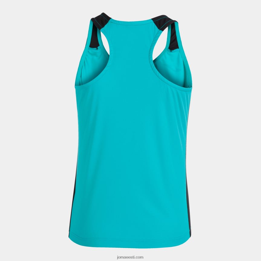 naised tanki tipprekord ii DJNBH2570 türkiis must Joma