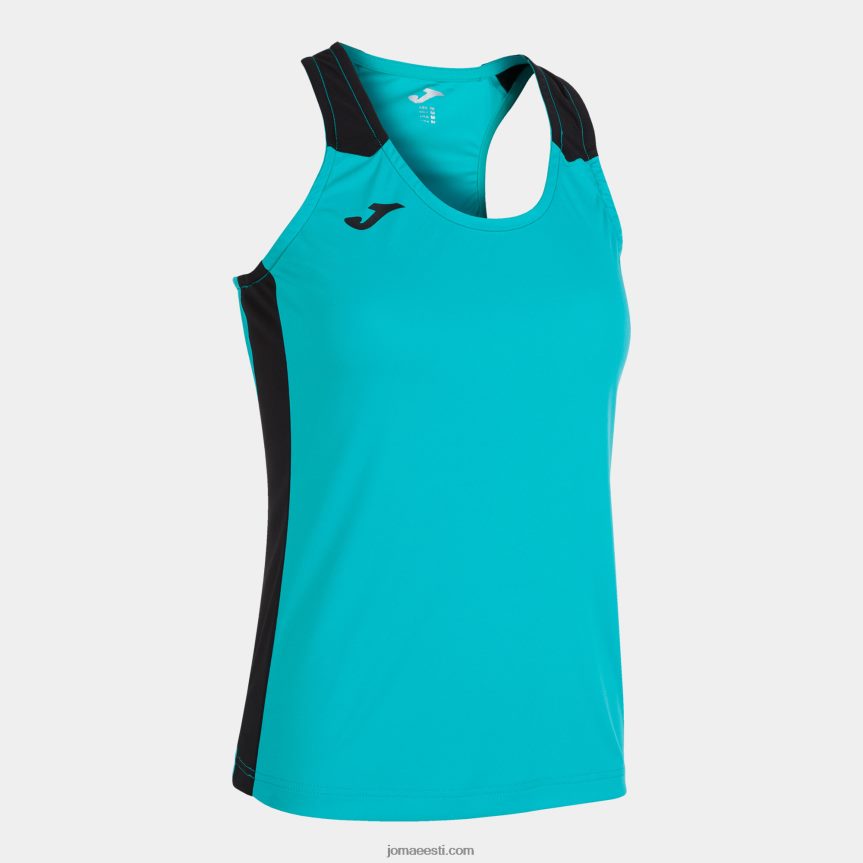 naised tanki tipprekord ii DJNBH2570 türkiis must Joma