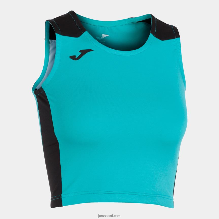 naised tanki tipprekord ii DJNBH3689 türkiis must Joma