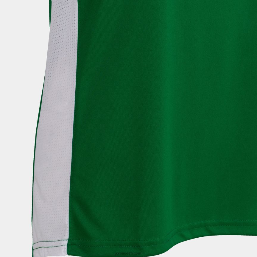 naised varrukateta t-särk cancha iii DJNBH4021 roheline valge Joma