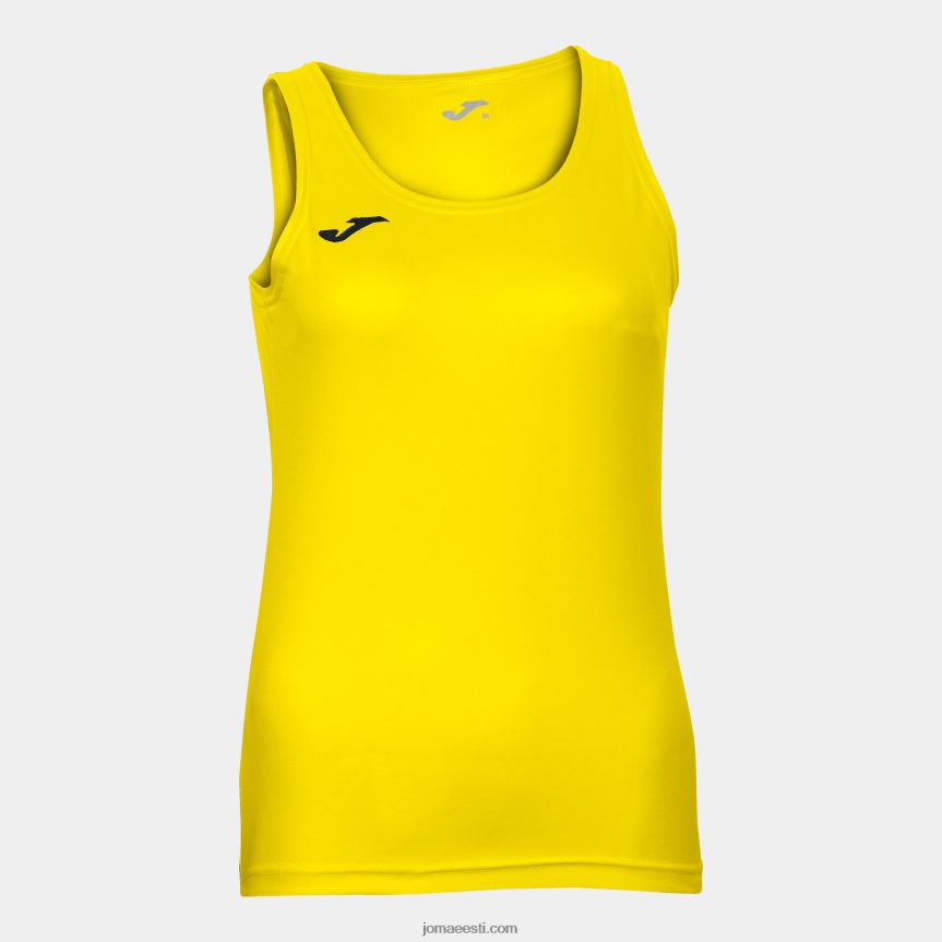 naised varrukateta t-särk diana DJNBH3634 kollane Joma