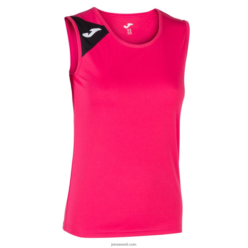 naised varrukateta t-särk spike ii DJNBH1853 fuksia must Joma