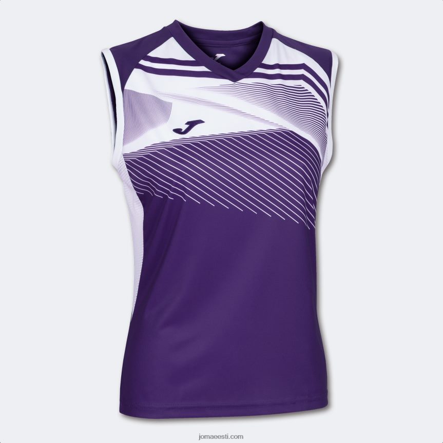 naised varrukateta t-särk supernova ii DJNBH2293 lilla valge Joma