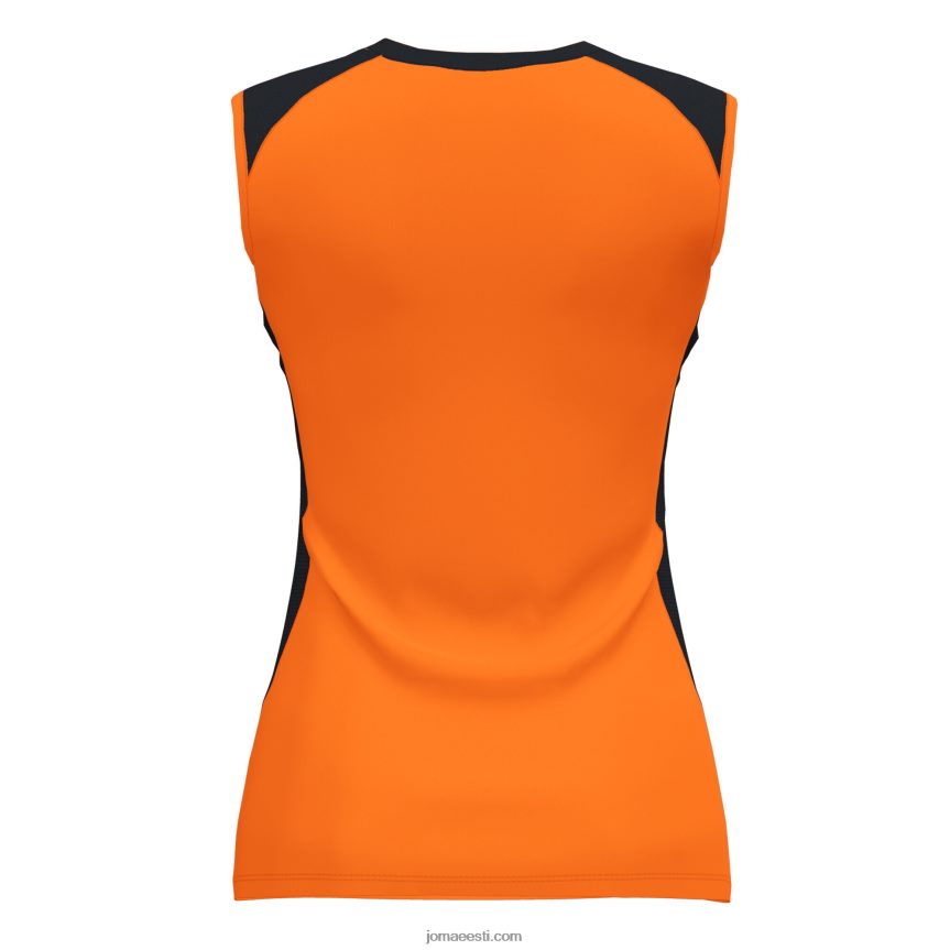 naised varrukateta t-särk supernova ii DJNBH2308 oranž must Joma