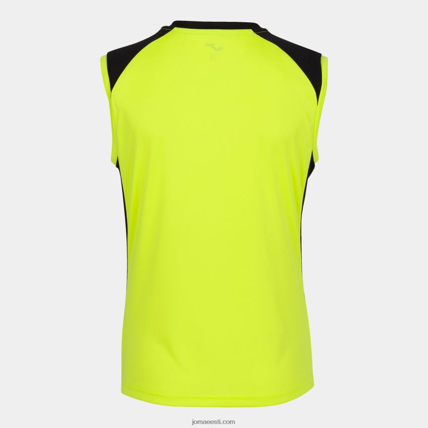 naised varrukateta t-särk supernova ii DJNBH3582 fluorestseeruv kollane must Joma