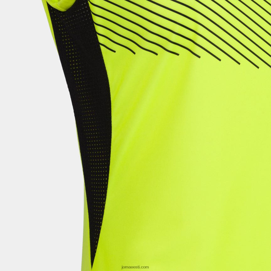 naised varrukateta t-särk supernova ii DJNBH3582 fluorestseeruv kollane must Joma