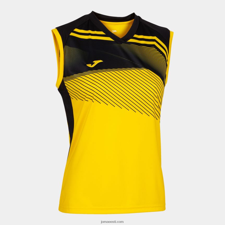 naised varrukateta t-särk supernova ii DJNBH3594 kollane must Joma