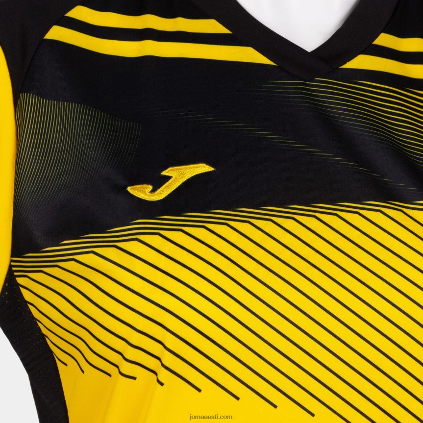naised varrukateta t-särk supernova ii DJNBH3594 kollane must Joma