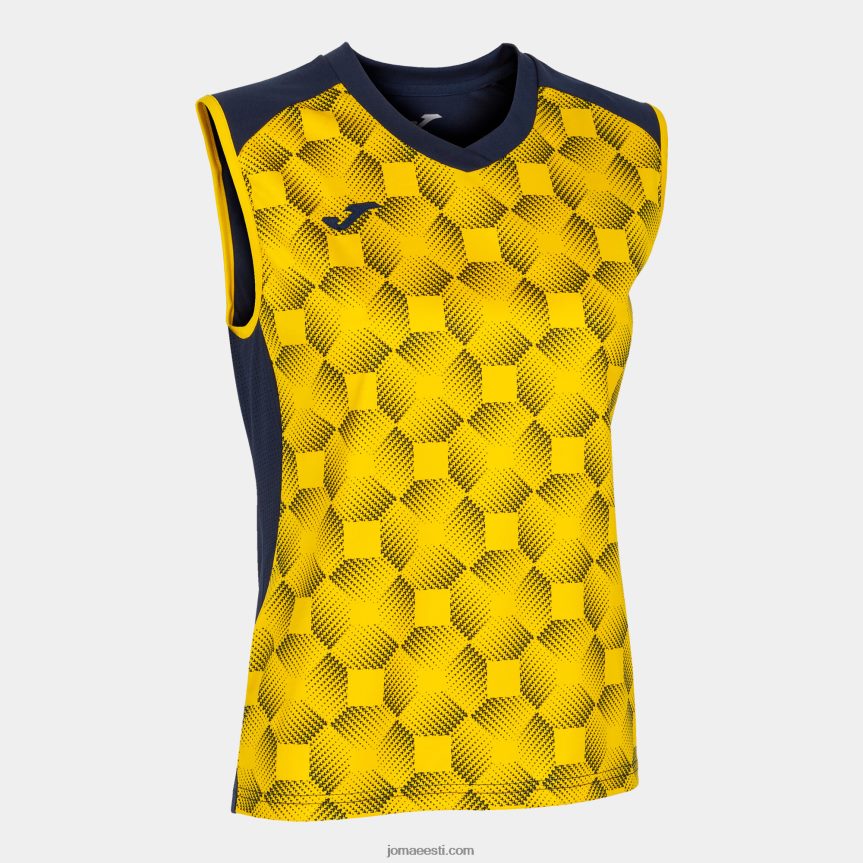 naised varrukateta t-särk supernova iii DJNBH3575 tumesinine kollane Joma