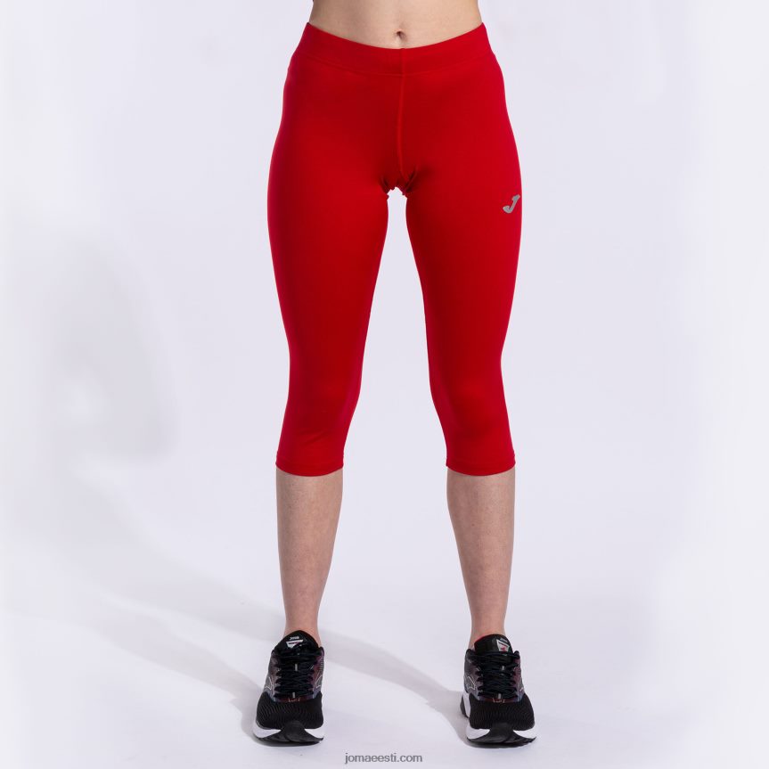 naised 3/4 sukkpüksid olimpia DJNBH2443 punane Joma