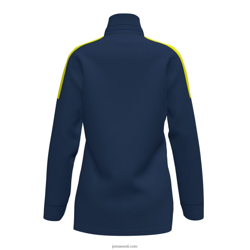 naised anorak trivor DJNBH2458 tumesinine fluorestseeruv kollane Joma