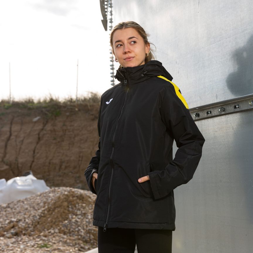 naised anorak trivor DJNBH2650 must kollane Joma
