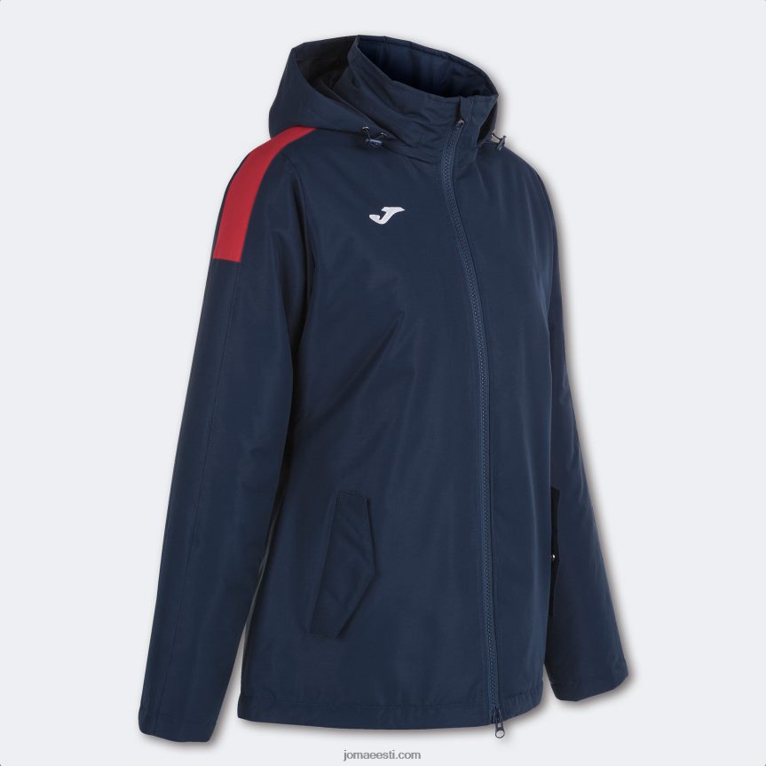naised anorak trivor DJNBH4043 tumesinine punane Joma