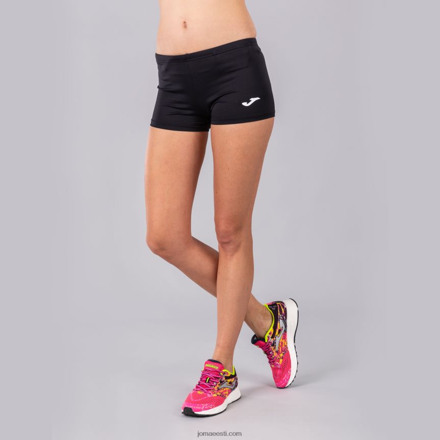 naised lühikesed sukkpüksid olimpia DJNBH2318 must Joma