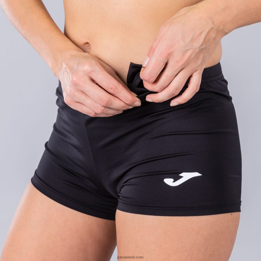 naised lühikesed sukkpüksid olimpia DJNBH2318 must Joma