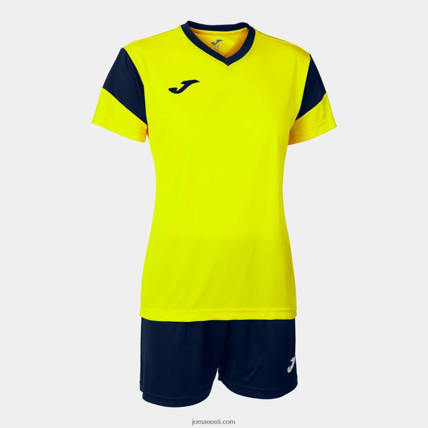 naised seada fööniks DJNBH2093 fluorestseeruv kollane meresinine Joma