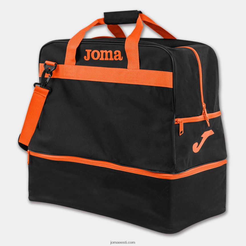 spordikott grande treening iii DJNBH320 must fluorestseeruv oranž Joma