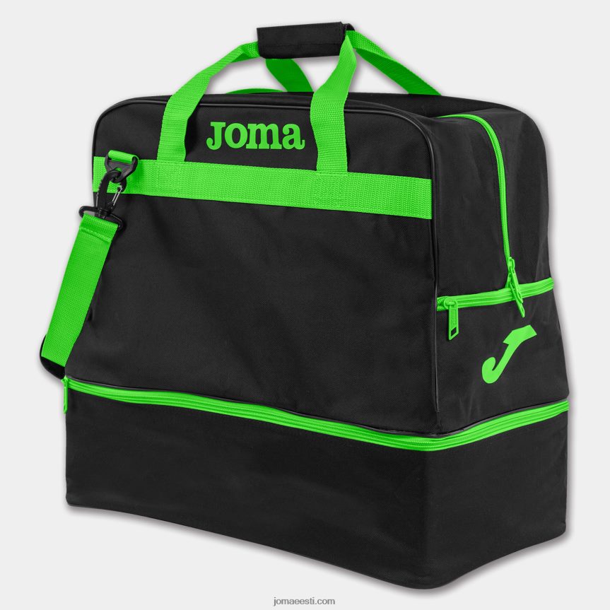 spordikott grande treening iii DJNBH3798 must fluorestseeruv roheline Joma