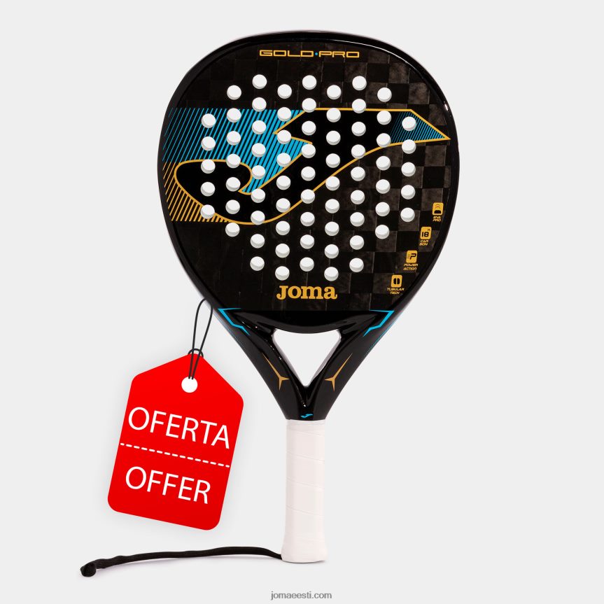padel reket gold pro DJNBH51 must türkiis Joma