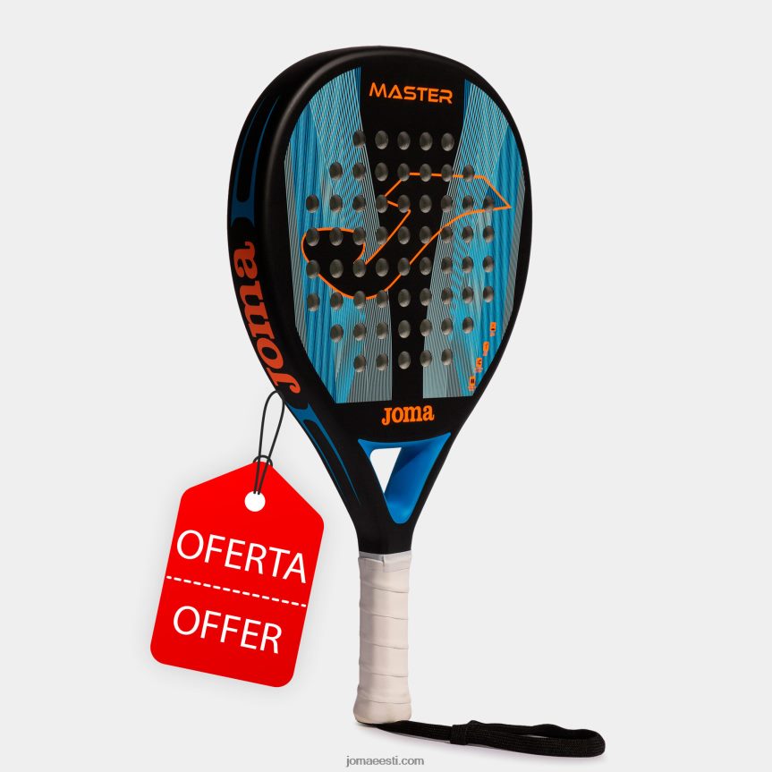 padel-reketimeister DJNBH129 must fluorestseeruv türkiissinine Joma