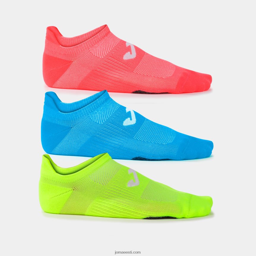 sokid jooksuõhtu DJNBH1208 korallikollane türkiissinine Joma